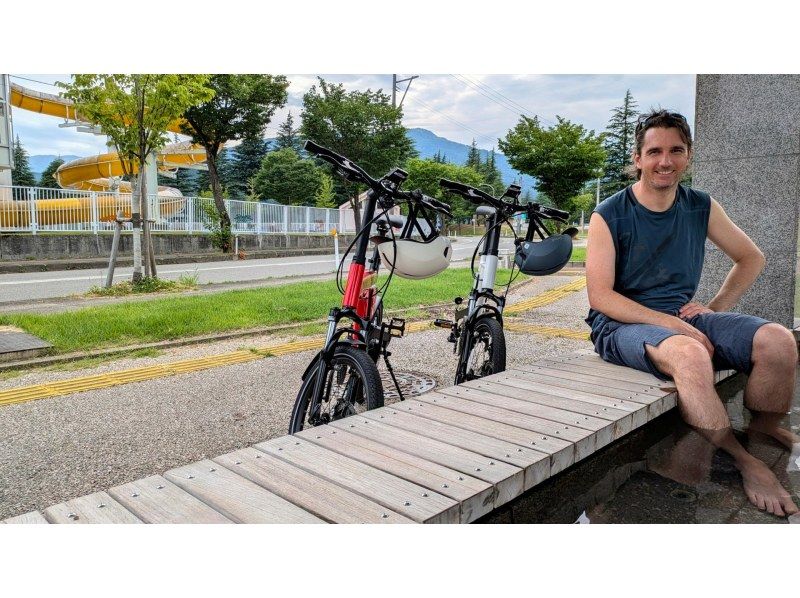 [新潟・湯澤地區]帶導遊的電動自行車遊覽大元太湖。の紹介画像