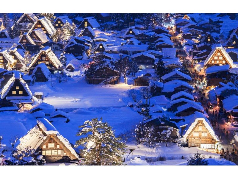 【日帰り】世界遺産飛騨高山＋白川郷合掌村日帰りツアーの紹介画像