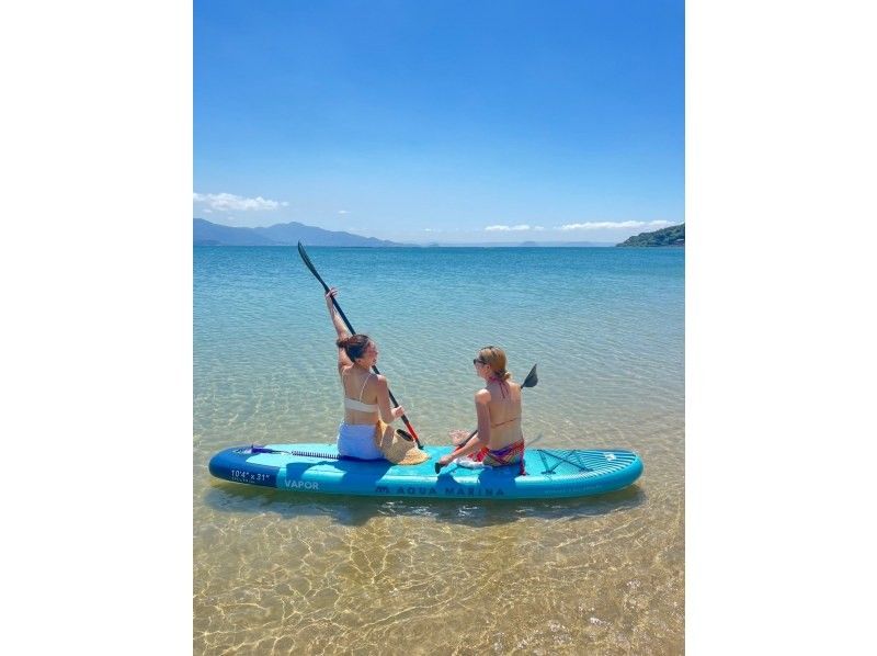 [Fukuoka, Itoshima] {SUP experience in the calm sea} October is also SUP season! Enjoy the great outdoors while feeling the pleasant breeze! GoPro photo giveaway★の紹介画像