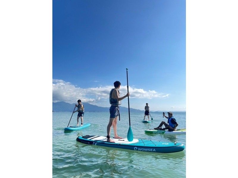 大人小孩都可以享受的活动☆【福冈/糸岛】{SUP体验之旅}在平静的海面上感受海风，体验SUP！ GoPro 照片赠品★の紹介画像