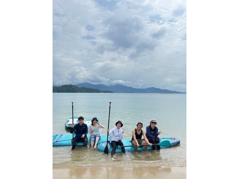 大人小孩都可以享受的活动☆【福冈/糸岛】{SUP体验之旅}在平静的海面上感受海风，体验SUP！ GoPro 照片赠品★の紹介画像