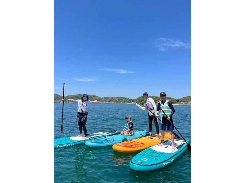 子供から大人まで楽しめるアクティビティ☆【福岡・糸島】《SUP体験ツアー》穏やかな海で潮風を浴びながらサップ体験！撮影写真は全てプレゼント！の紹介画像