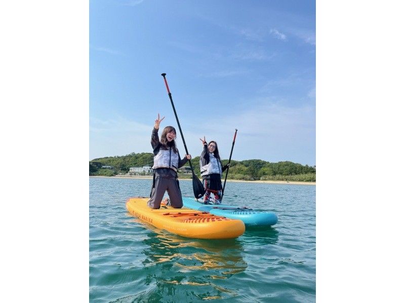 大人小孩都可以享受的活动☆【福冈/糸岛】{SUP体验之旅}在平静的海面上感受海风，体验SUP！ GoPro 照片赠品★の紹介画像
