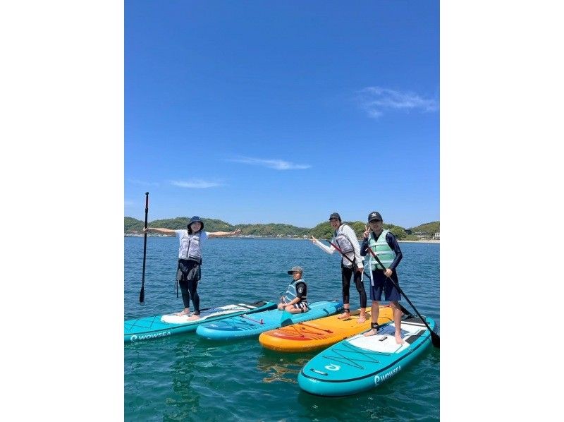 大人小孩都可以享受的活动☆【福冈/糸岛】{SUP体验之旅}在平静的海面上感受海风，体验SUP！ GoPro 照片赠品★の紹介画像