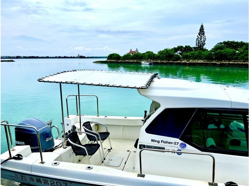 [Okinawa, Miyakojima] Top-class boat trip to Uni Beach, landing cruise (70 minutes) Drone photography is also free, perfect for Instagram ◎の紹介画像