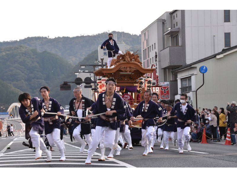 【岡山県津山市】津山まつり だんじり曳き体験ツアーの紹介画像