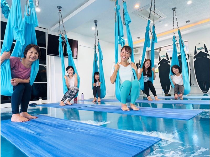 【滋賀・琵琶湖】湖畔で安心 低空ハンモックヨガの紹介画像