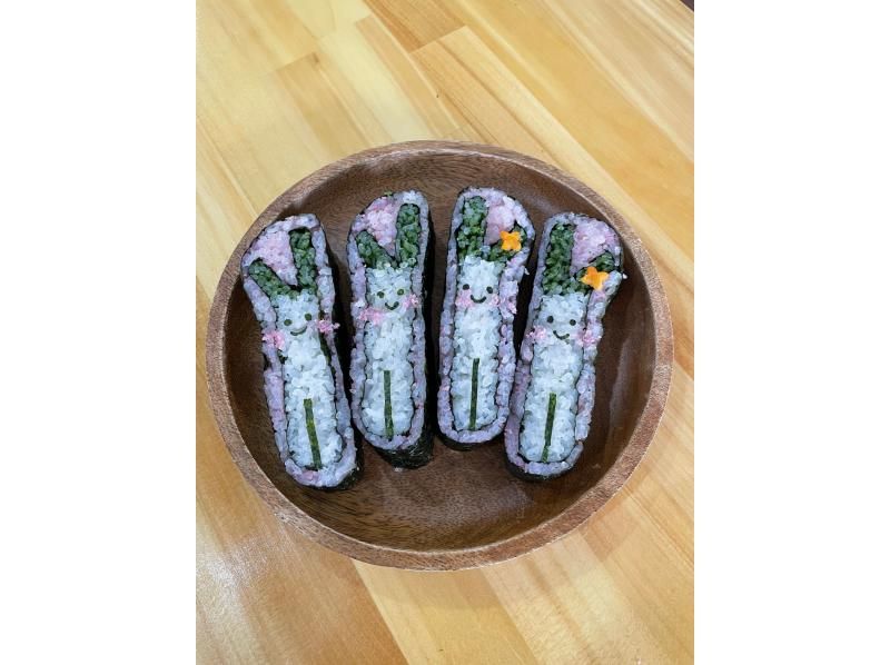 [Tottori/Yonago] Experience making decorative sushi rolls with cute designs! 1 minute walk from the station! Great for solo travelers or families with childrenの紹介画像