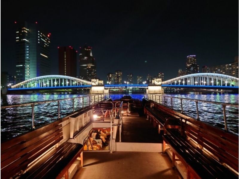 [Ryogoku, Tokyo] Enjoy the charm of Tokyo from the water! <Departing from near Ryogoku Station> Tokyo night view x live music mini cruise ~ A night of music on the waterside ~の紹介画像