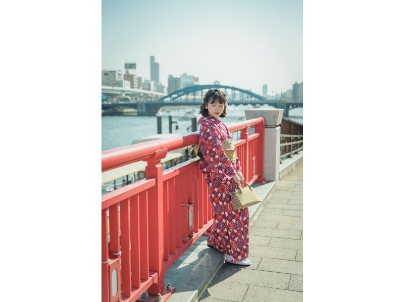 [Tokyo, Asakusa] Kimono/Yukata Rental + Photoshoot Set Plan (Studio Photoshoot Only)の紹介画像