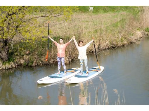 【滋賀・近江八幡】☆琵琶湖八景☆の一つ安土八幡の水郷SUPめぐり　水郷SUPクルーズ！!迷路のようなワクワク感が最高！!　1時間コース