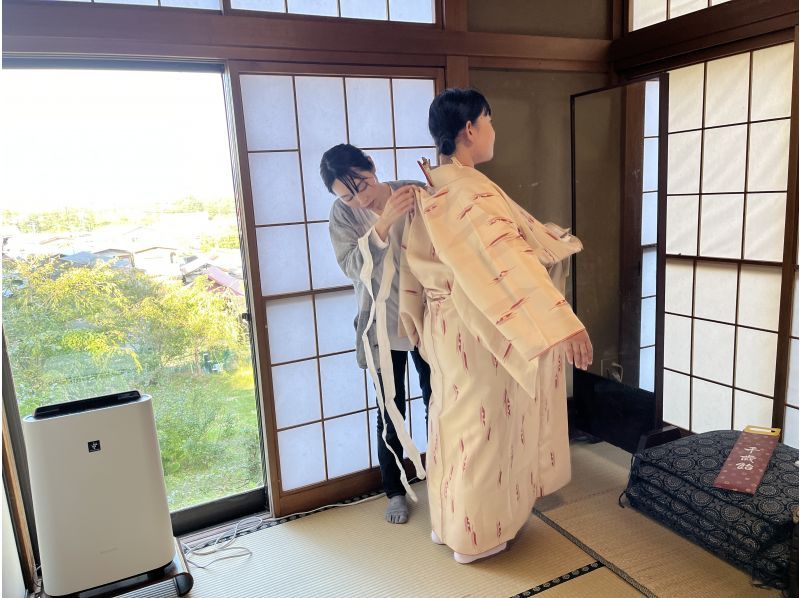 [Akita, Noshiro] "Enjoy the scenery of the UNESCO World Heritage Site Shirakami-Sanchi" at the temple Ryusenji Temple with kimono rental and authentic matcha tea ceremonyの紹介画像