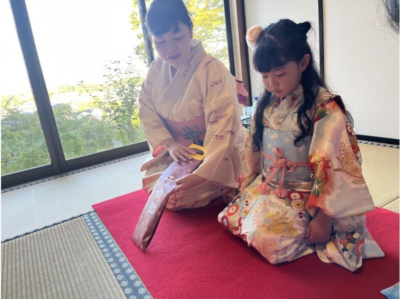 [Akita, Noshiro] "Enjoy the scenery of the UNESCO World Heritage Site Shirakami-Sanchi" at the temple Ryusenji Temple with kimono rental and authentic matcha tea ceremonyの紹介画像