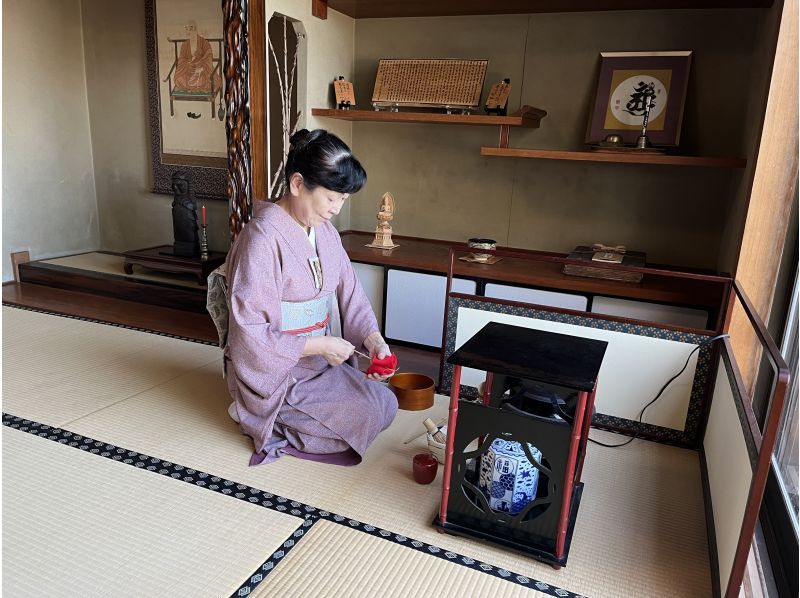 [Akita, Noshiro] "Enjoy the scenery of the UNESCO World Heritage Site Shirakami-Sanchi" at the temple Ryusenji Temple with kimono rental and authentic matcha tea ceremonyの紹介画像