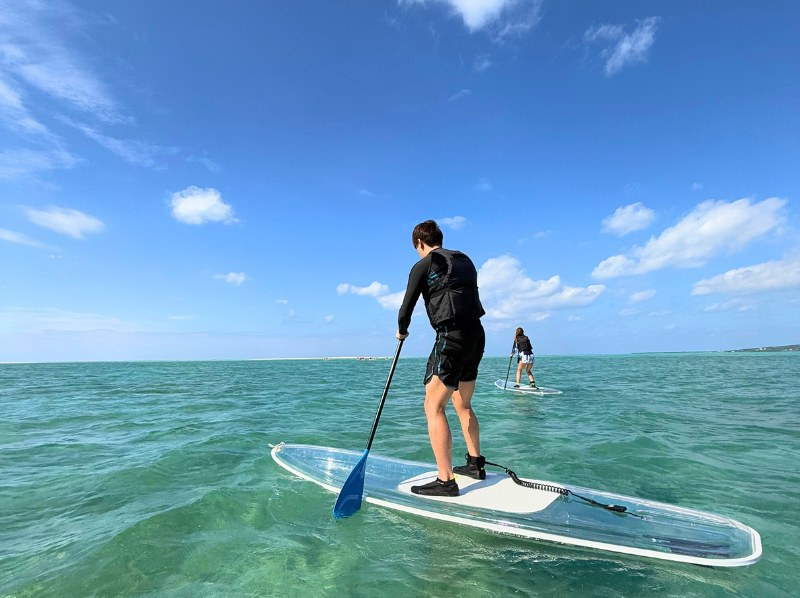 [Okinawa, Miyakojima] Uni Beach Clear SUP or Clear Kayak Tour ☆ Full Refund + α Guarantee ☆ Drone Photography ☆の紹介画像