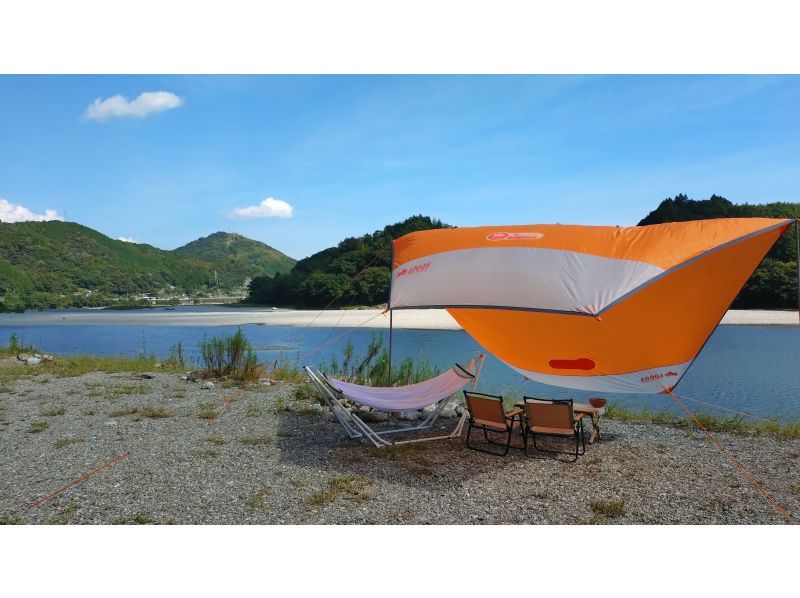 【高知・いの町】1組限定！奇跡の清流仁淀川でSUP&デイキャンプ&カツオの藁焼き体験！の紹介画像
