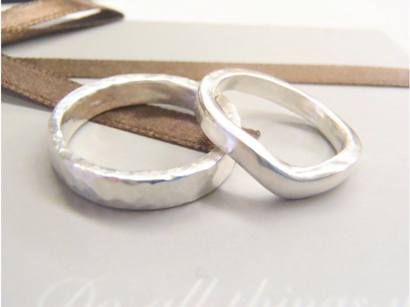 【熱海シルバーリング＆アクセサリー体験】99.9％純銀！その場で完成♪彫りもOK。お好きなデザインリング＆アクセサリー作り！の紹介画像