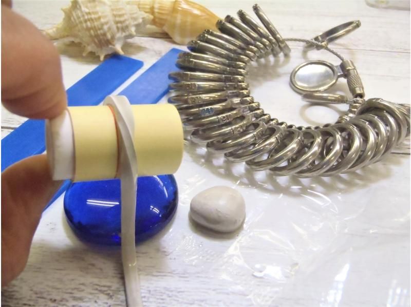 【静岡・熱海 シルバーリング＆アクセサリー体験】99.9％純銀の銀粘土でいちから作る！その場で完成♪彫りもOK！の紹介画像