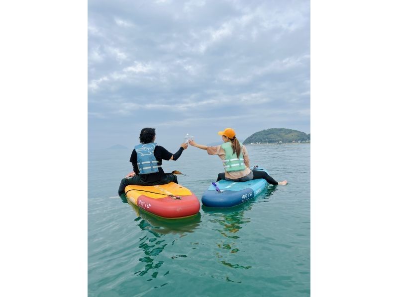 今流行りの朝活☆【福岡・糸島】《モーニングサップツアー》暑くなる前の涼しい時間にサップで糸島の大自然を満喫！撮影写真は全てプレゼント★の紹介画像