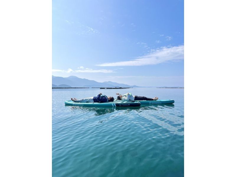 今流行りの朝活☆【福岡・糸島】《モーニングサップツアー》暑くなる前の涼しい時間にサップで糸島の大自然を満喫！撮影写真は全てプレゼント★の紹介画像