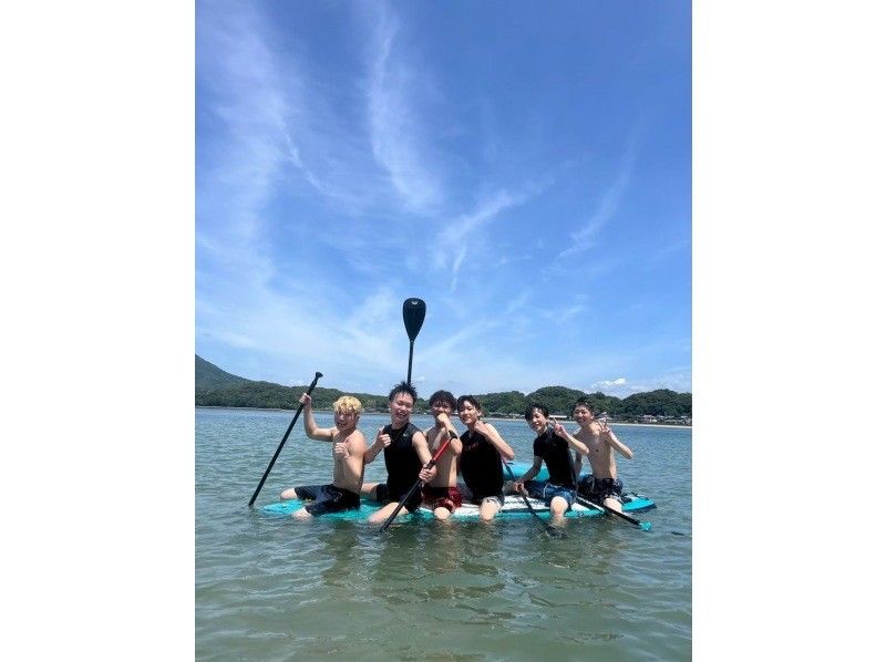 今流行りの朝活☆【福岡・糸島】《モーニングサップツアー》暑くなる前の涼しい時間にサップで糸島の大自然を満喫！撮影写真は全てプレゼント★の紹介画像