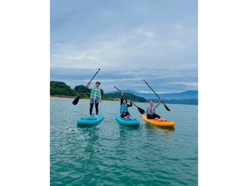 今流行りの朝活☆【福岡・糸島】《モーニングサップツアー》朝日を浴びながらサップで糸島の大自然を満喫！GoPro撮影のお写真プレゼント★の紹介画像