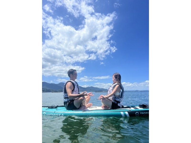 今流行りの朝活☆【福岡・糸島】《モーニングサップツアー》暑くなる前の涼しい時間にサップで糸島の大自然を満喫！撮影写真は全てプレゼント★の紹介画像