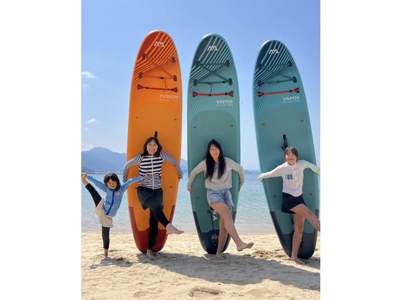 今流行りの朝活☆【福岡・糸島】《モーニングサップツアー》暑くなる前の涼しい時間にサップで糸島の大自然を満喫！撮影写真は全てプレゼント★の紹介画像