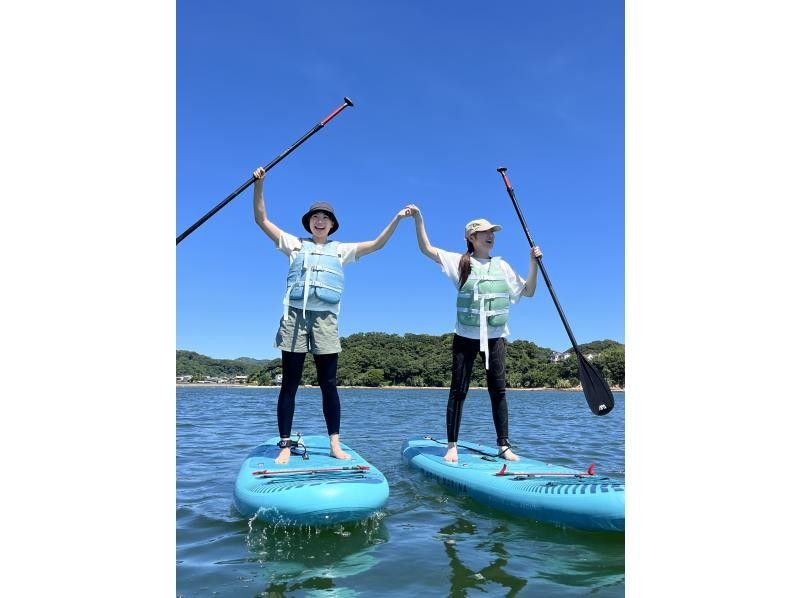 今流行りの朝活☆【福岡・糸島】《モーニングサップツアー》暑くなる前の涼しい時間にサップで糸島の大自然を満喫！撮影写真は全てプレゼント★の紹介画像