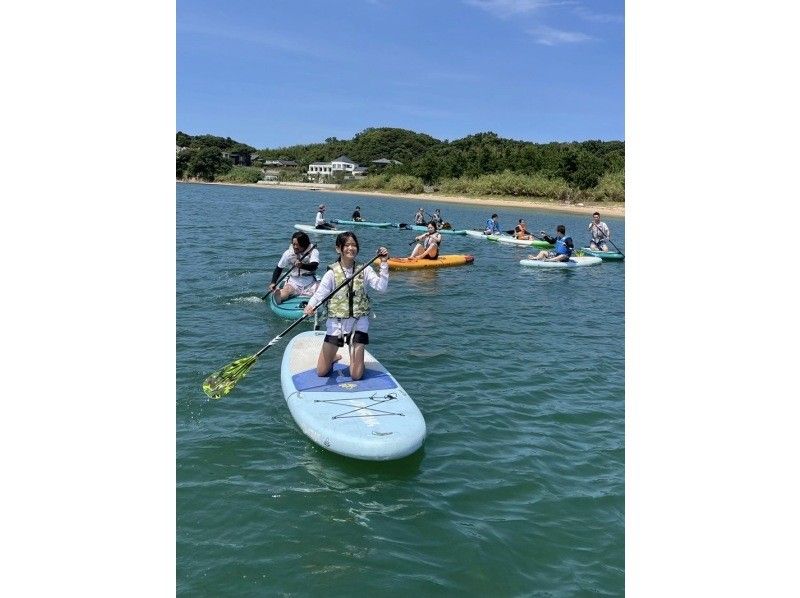 今流行りの朝活☆【福岡・糸島】《モーニングサップツアー》暑くなる前の涼しい時間にサップで糸島の大自然を満喫！撮影写真は全てプレゼント★の紹介画像