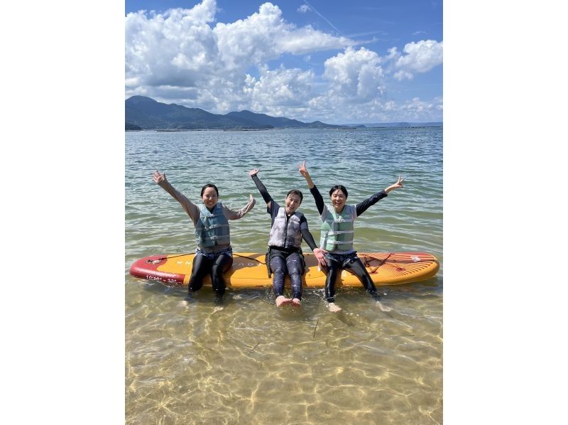 今流行りの朝活☆【福岡・糸島】《モーニングサップツアー》暑くなる前の涼しい時間にサップで糸島の大自然を満喫！撮影写真は全てプレゼント★の紹介画像