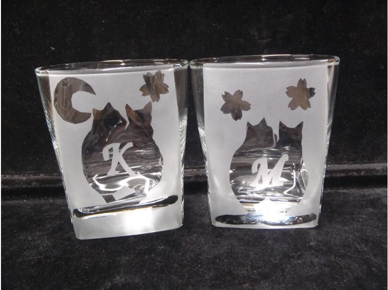 【静岡・熱海 サンドブラスト体験】グラス代込！ブラストマシーンも体験♪その場で完成♪世界にたった１つオリジナルグラス★小さなお子様でもＯＫ！の紹介画像