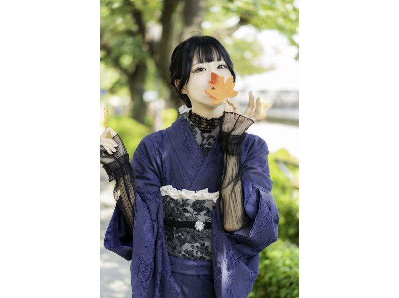 [Kyoto・Kyoto Station] November only! Full experience from 8am! Full kimono set & hair set & dressing includedの紹介画像