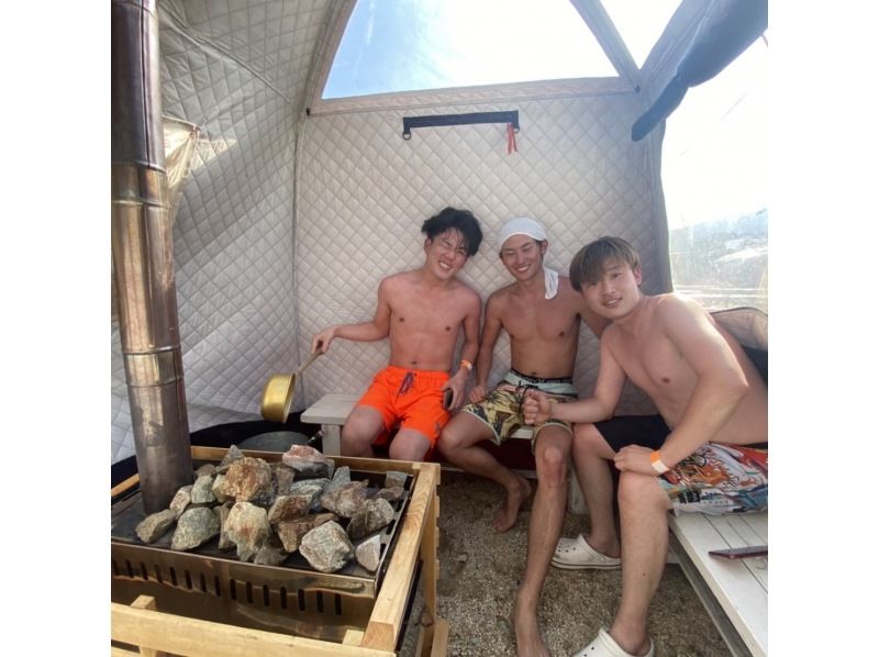 [Shiga・Otsu] [Plan for singles only] Experience a tent sauna without bringing anything! Relax in the largest cold water bath in Japan! [3-hour plan]の紹介画像