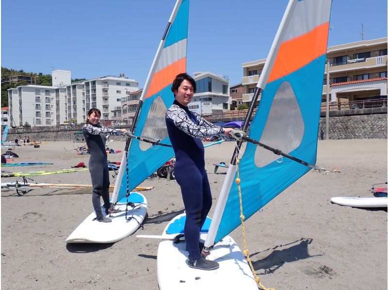 [Shonan ・ Dumplings】 Windsurfing First of all, it is the best beach for half-day Do you not experience it (only for the first one)の紹介画像