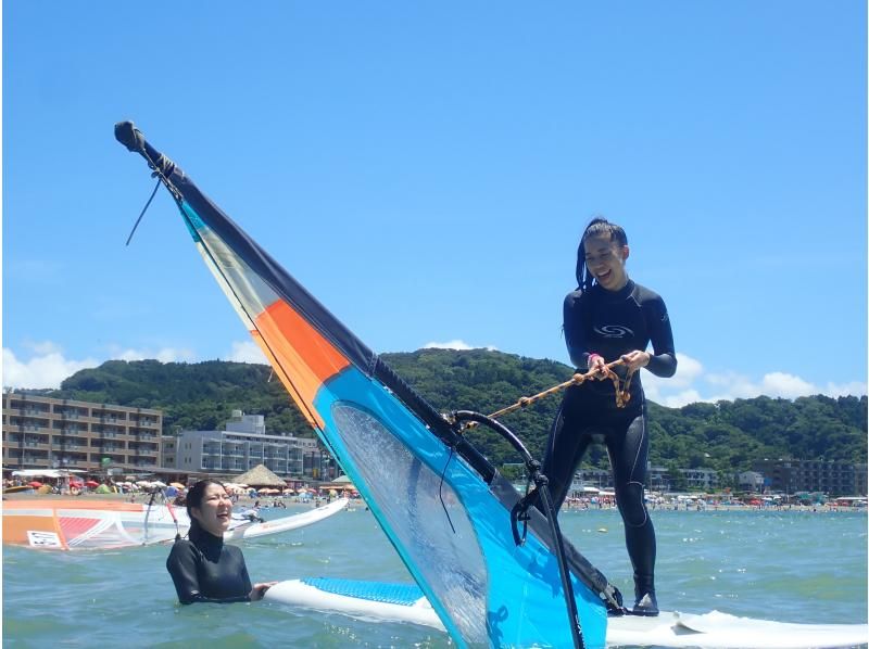 [Shonan ・ Dumplings】 Windsurfing First of all, it is the best beach for half-day Do you not experience it (only for the first one)の紹介画像