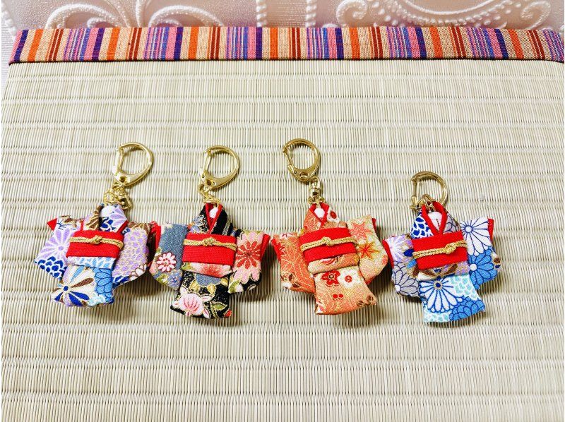 [Miyagi/Sendai City] Kimono keychain making experienceの紹介画像