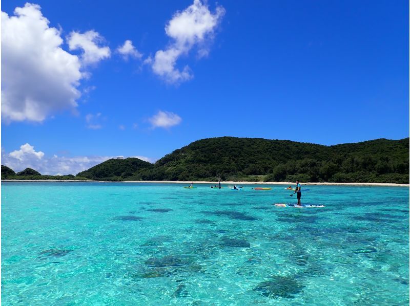 【沖縄・慶良間諸島・座間味島】2024年１１月限定！ 那覇から日帰り&手ぶらOK！座間味の海を満喫しよう！SUP＆シュノーケルツアーの紹介画像