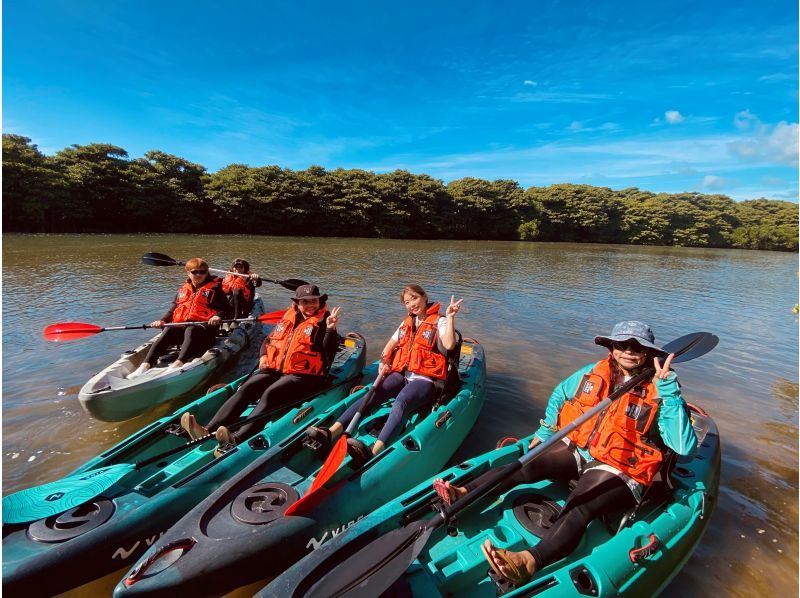 【石垣島/貸切】人気のツアーを貸切に！宮良川マングローブカヤック♪干潟散策もできちゃう♪【1歳～75歳可】【撮影付き】【無料送迎】の紹介画像