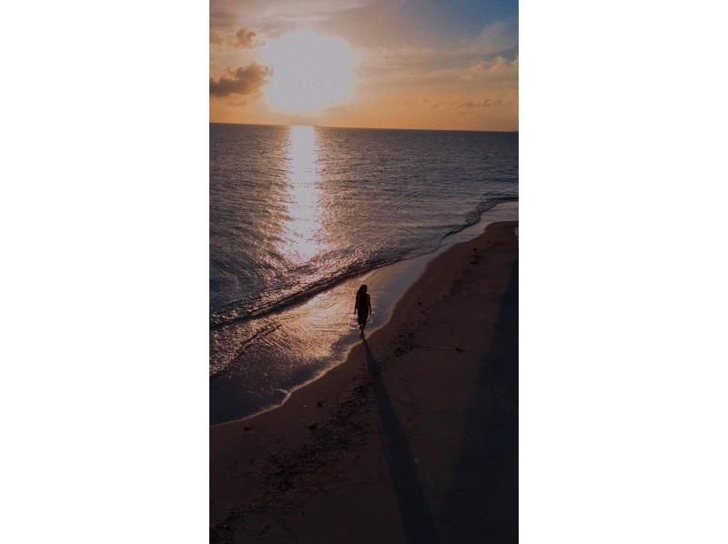 【오키나와 미야코지마】유니의 해변 선셋 골드 투어는 SNS 빛나는 틀림없음! 석양을 맛보는 호화로운 시간! (약 1시간)の紹介画像