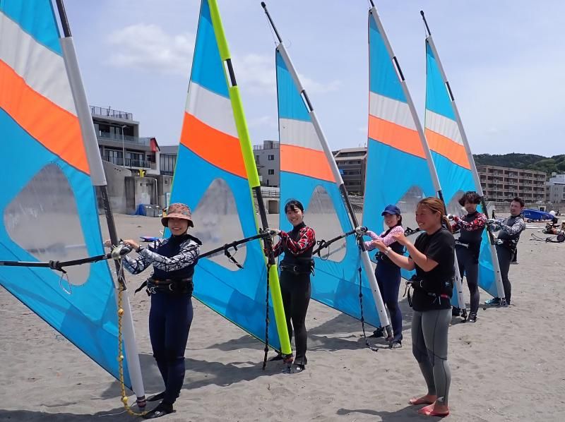 [Shonan ・ Dumplings】 Windsurfing Do you not experience a day at the most suitable shore beach?