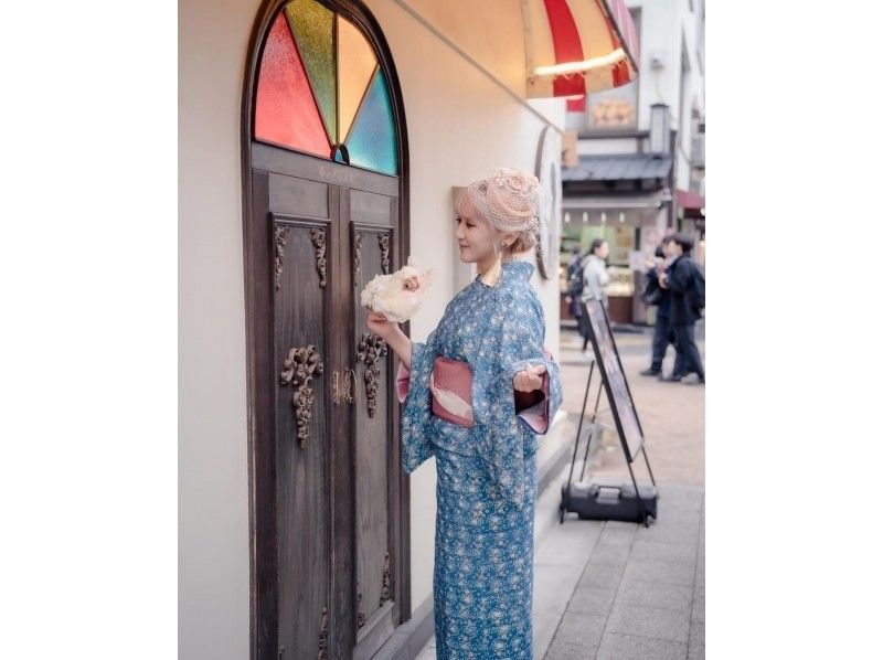  [5 minutes walk from Asakusa Station/Kimono rental] Women's kimono Weekday only 2 hour plan Come empty-handed! <Recommended for solo travelers>の紹介画像