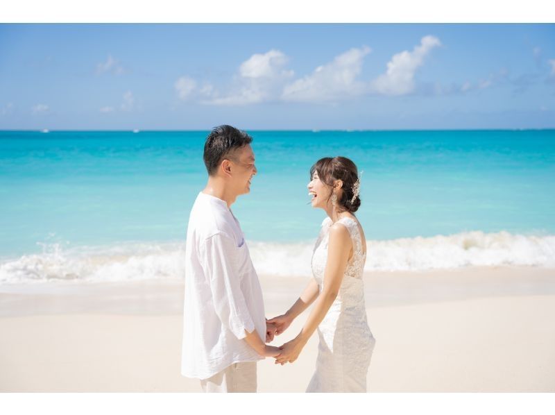 【미야코 섬 전 촬영 · 조할! 】 선택할 수있는 2 위치! 자연체 포토 웨딩(드론 촬영 첨부)の紹介画像