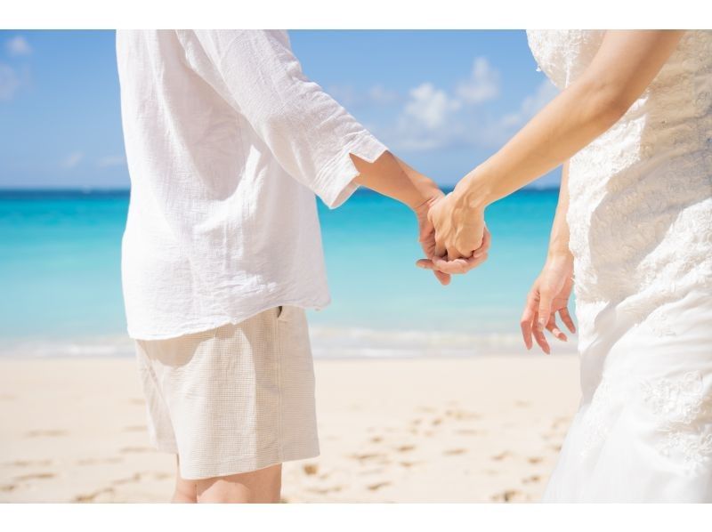 【미야코 섬 전 촬영 · 조할! 】 선택할 수있는 2 위치! 자연체 포토 웨딩(드론 촬영 첨부)の紹介画像