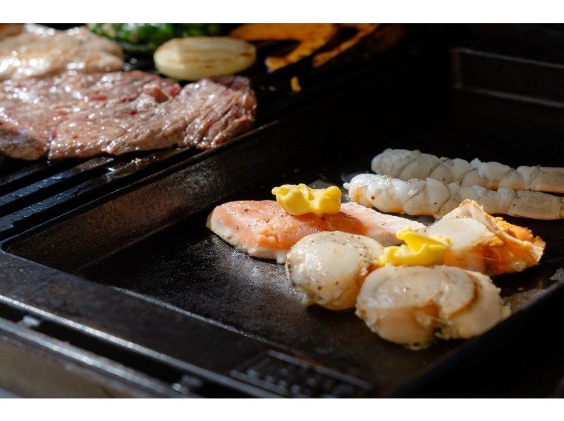 【静岡県・浜松・浜名湖】手ぶらでOK！BBQ★海鮮とみっかび牛ステーキプランの紹介画像