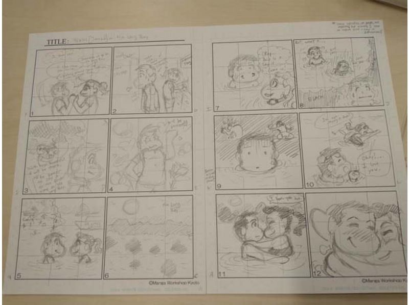  [Kyoto, Shijo] Create Your Short Story with a Manga Method! の紹介画像