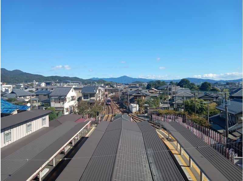 【京都・嵐山】「着物レンタル」嵐電嵐山駅3F　手荷物を持っての移動無し！の紹介画像