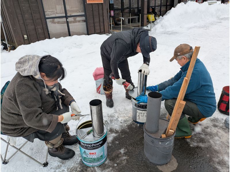 【秋田・白神山地】ロケットストーブを作ろう！ワークショップの紹介画像