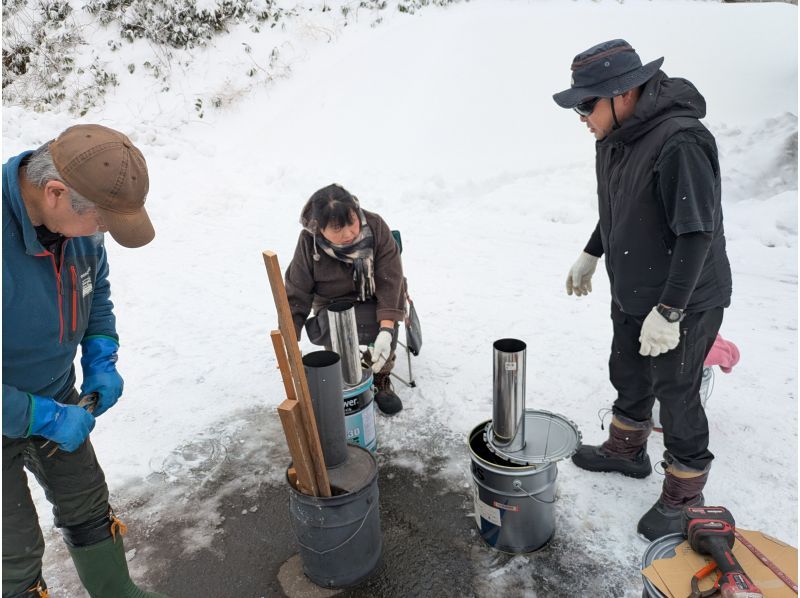【秋田・白神山地】ロケットストーブを作ろう！ワークショップの紹介画像