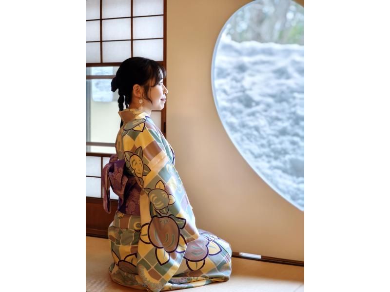 【秋田・能代市】　国登録有形文化財「旧料亭金勇」で 着物一式レンタル・着付け＆ヘアセットの紹介画像